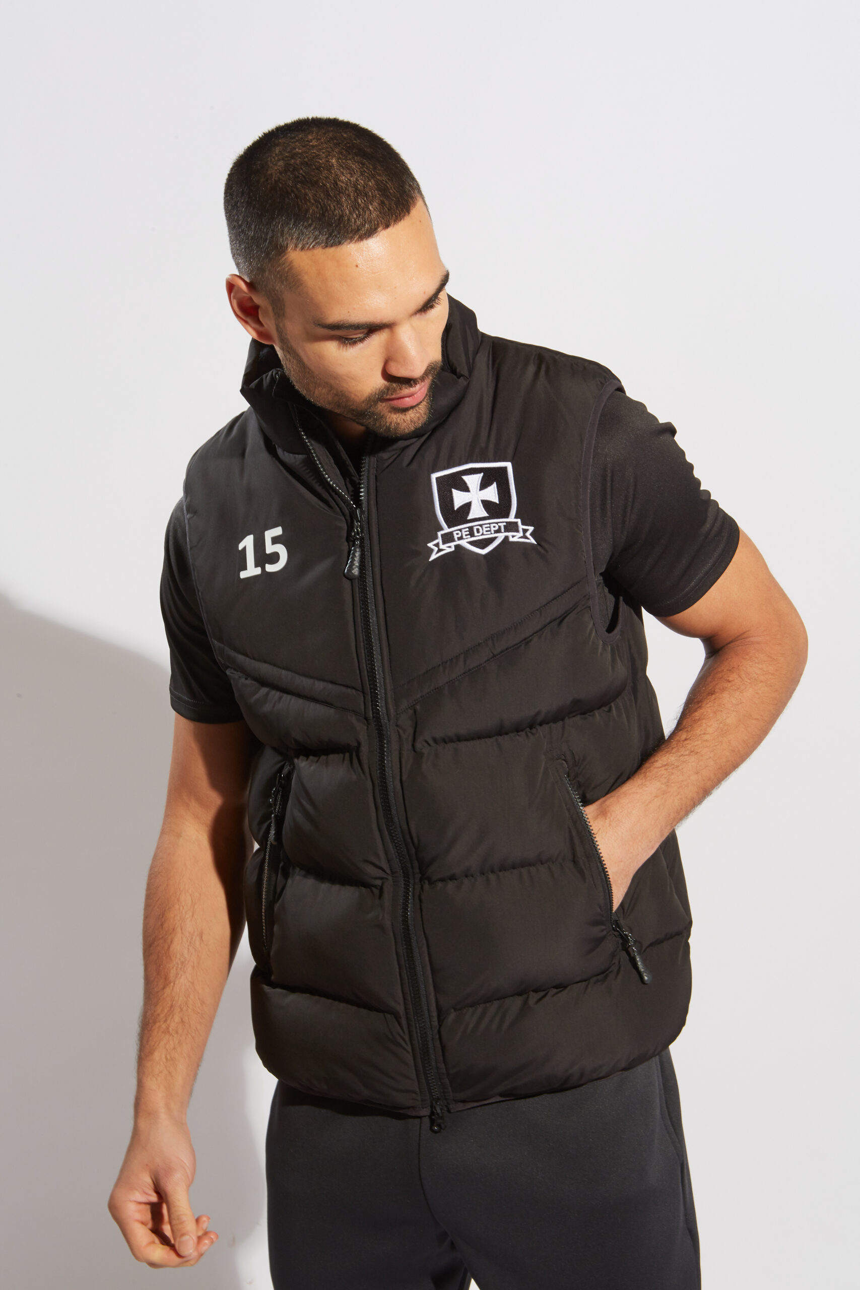 993 Chevron Gilet Black (12)